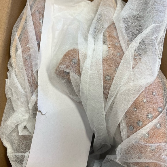 Cara Studded Tan Mules with Block Heel 41 size Women’s 10 NEW in Box NWT - Picture 4 of 6